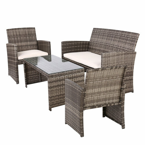 Gardeon Garden Furniture Outdoor Lounge Setting Wicker Sofa Set