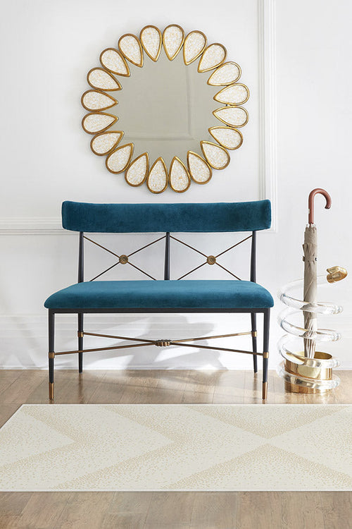 Jonathan Adler Vapor Champagne Tufted Rug