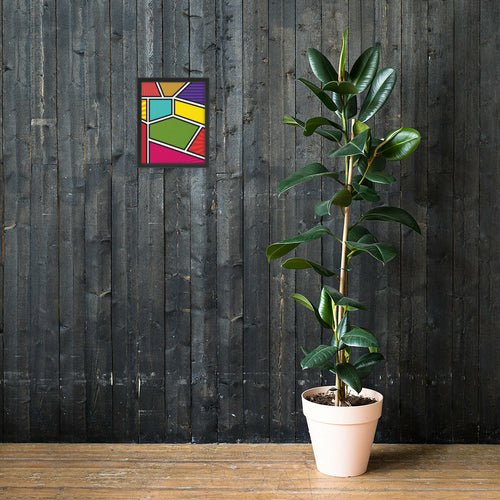 Window to the Soul Framed photo paper poster