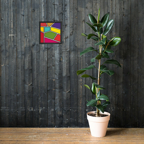 Window to the Soul Framed photo paper poster