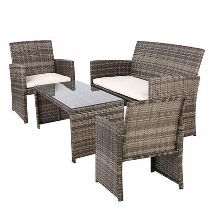 Gardeon Garden Furniture Outdoor Lounge Setting Wicker Sofa Set