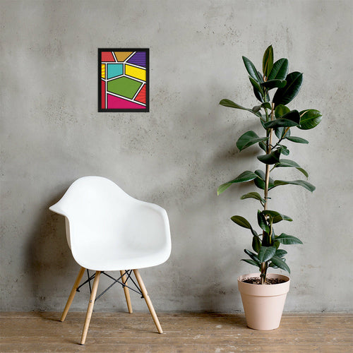 Window to the Soul Framed photo paper poster