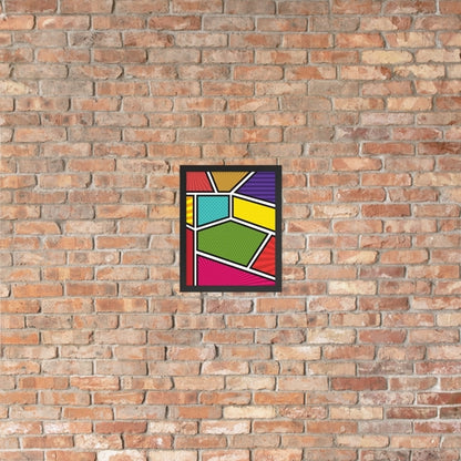 Window to the Soul Framed photo paper poster