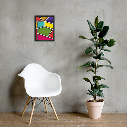 Window to the Soul Framed photo paper poster