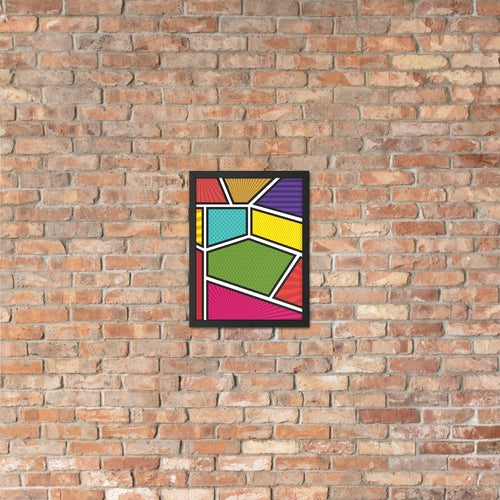 Window to the Soul Framed photo paper poster